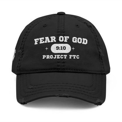 Fear Of God Distressed Embroidered Dad Hat
